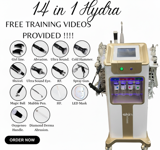 Welocity 14-in-1 Korean HydraFacial Machine | Oxygeneo + Diamond Dermabrasion | Imported Device with Warranty, COD & Pan-India Delivery
