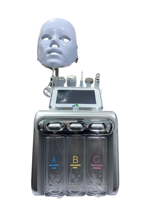 Beautrix Aesthetics 7-in-1 Hydra Facial Machine | Deep Cleansing, Hydration & Anti-Aging.