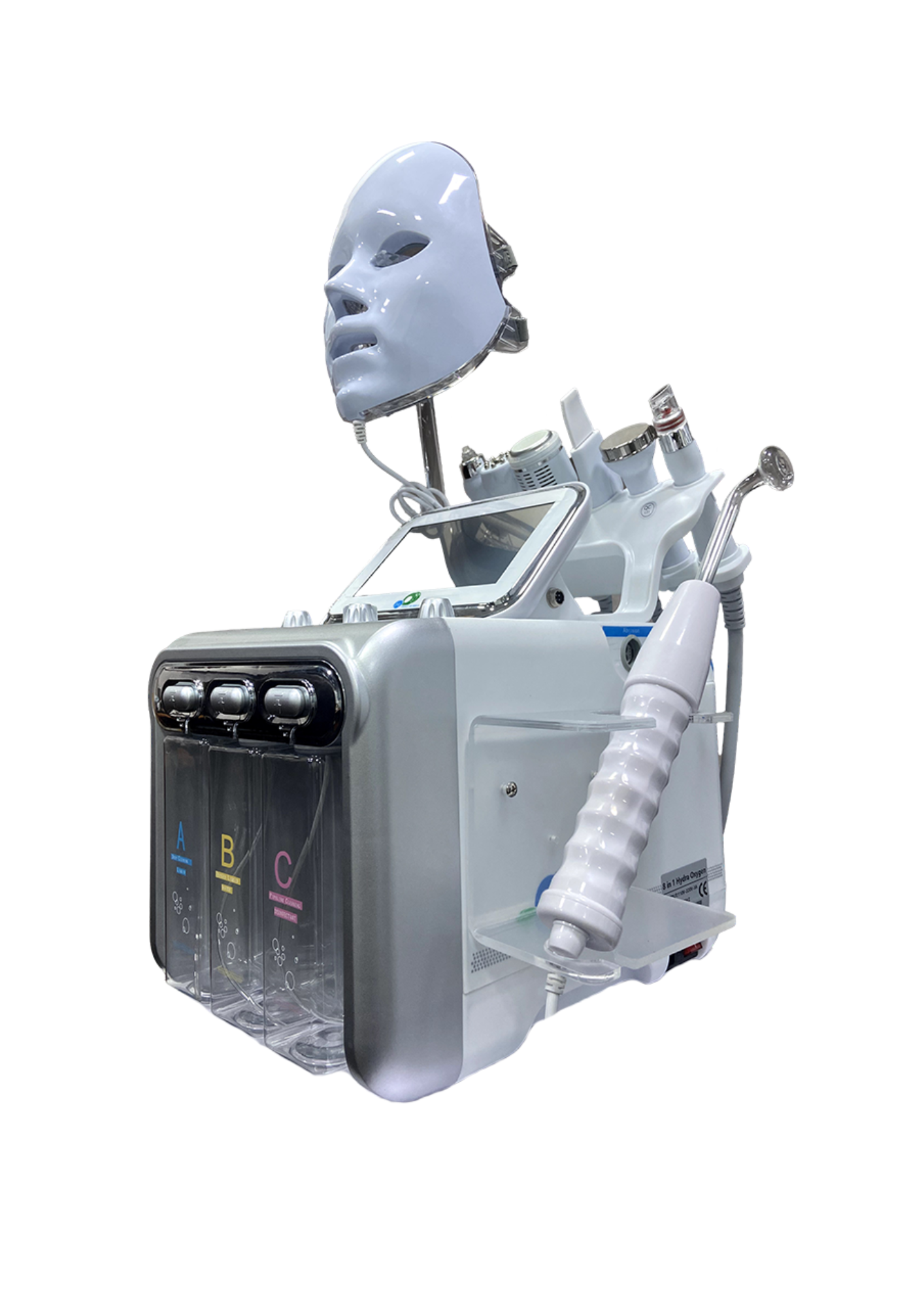 Beautrix Aesthetics 8-in-1 Hydra Facial Machine with 8 Probes for Comprehensive Skin Care