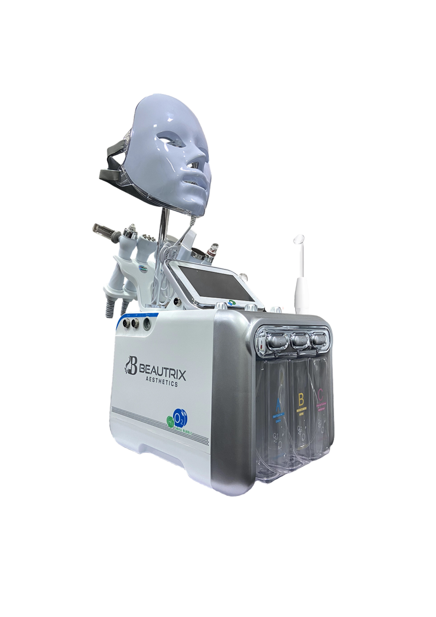 Beautrix Aesthetics 8-in-1 Hydra Facial Machine with 8 Probes for Comprehensive Skin Care