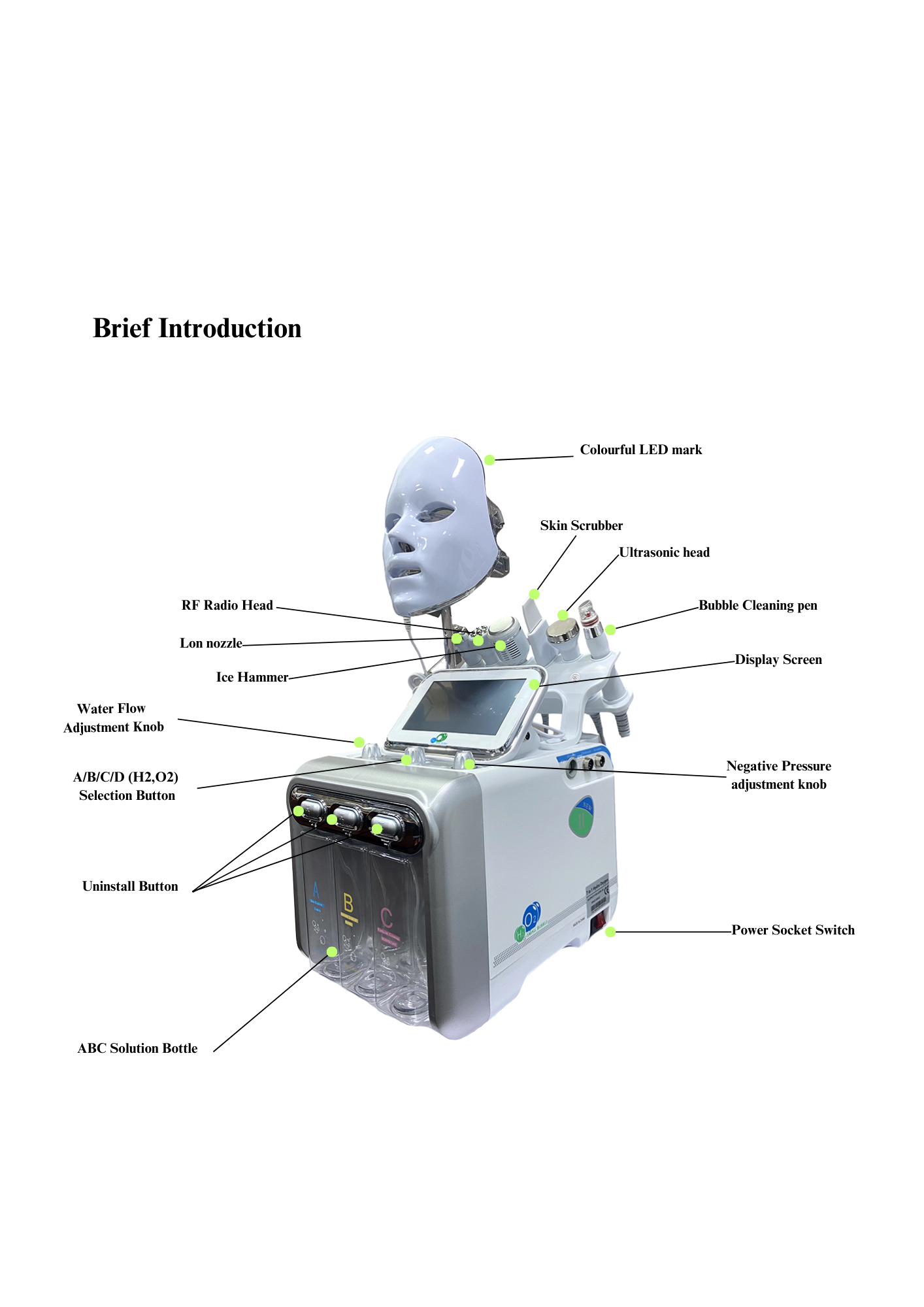 Beautrix Aesthetics 7-in-1 Hydra Facial Machine | Deep Cleansing, Hydration & Anti-Aging.