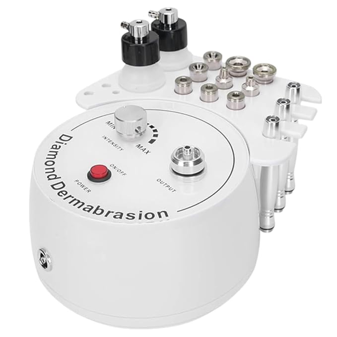 Diamond Microdermabrasion Machine for Facial, Professional At Home Beauty Device with Vacuum Suction, Diamond Tip Exfoliation & Hydration Spray, Deep Pore Cleaner, Blackhead Remover, Anti Aging Skin Care Tool