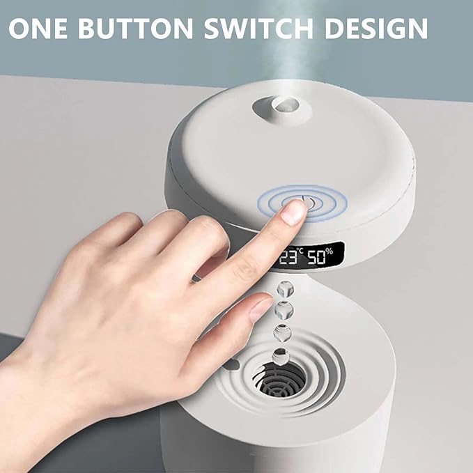 Anti-Gravity Humidifier spreads an ultra LED Lights, and Whisper-Quiet Operation for Home Comfort