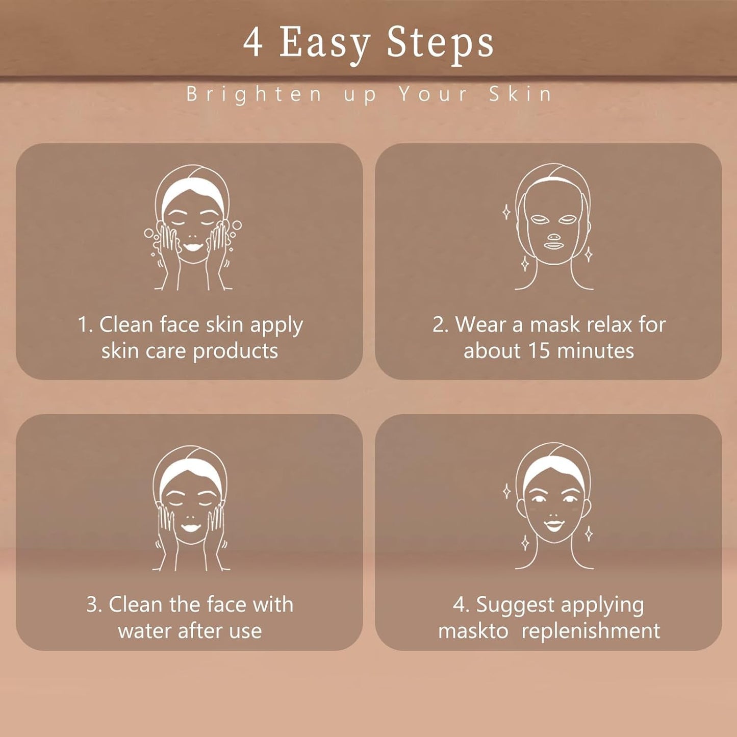 EliteSkin Luxe LED Face Mask - Premium 7-Color Light Therapy with Advanced Blue & Red Spectrum