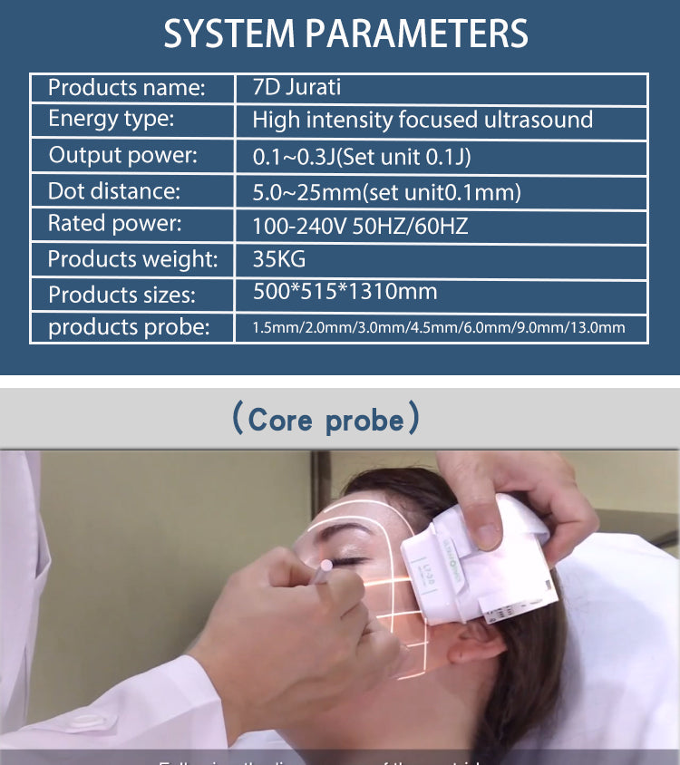 2 in 1 HIFU Machine for Face and Body Contouring