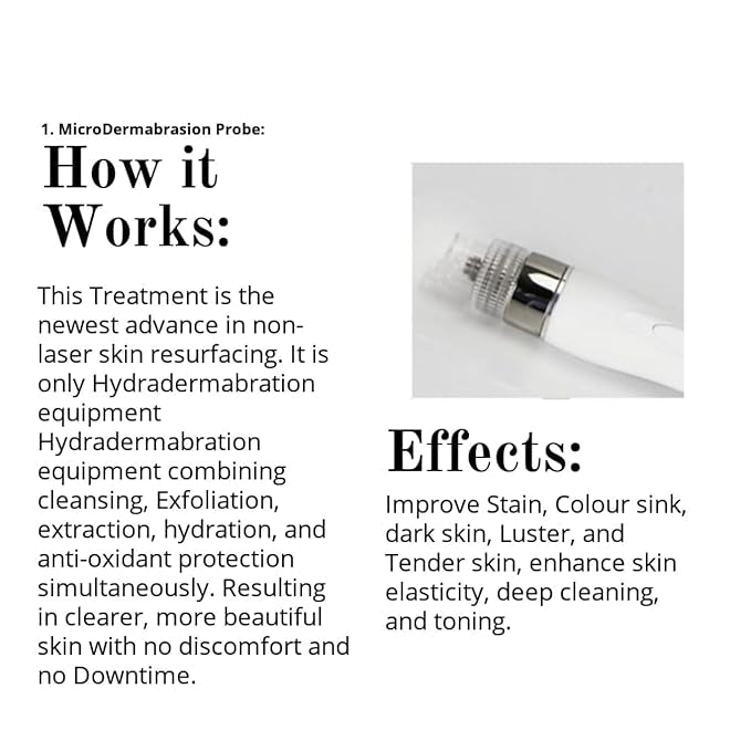 Welocity 7 in 1 Hydra Facial Machine With Advanced Probes For Hydrafacial and Medi Facial Treatment