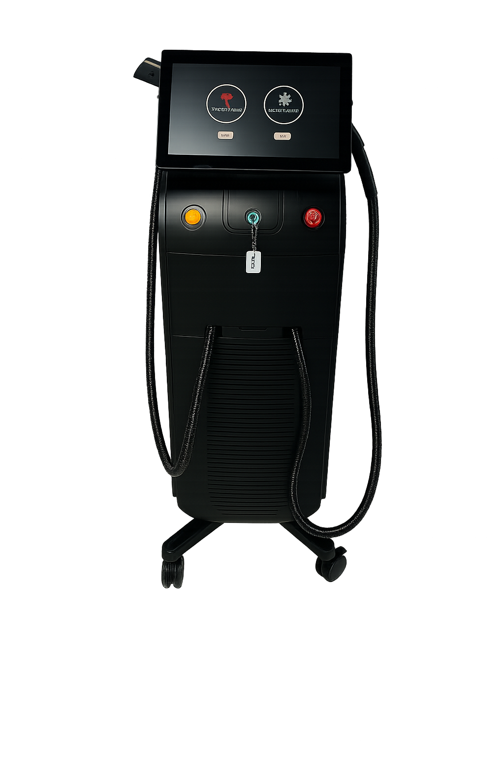Soprano 2-in-1 diode and Nd Yag pico laser machine for clinical use, high power for hair removal and tattoo removal
