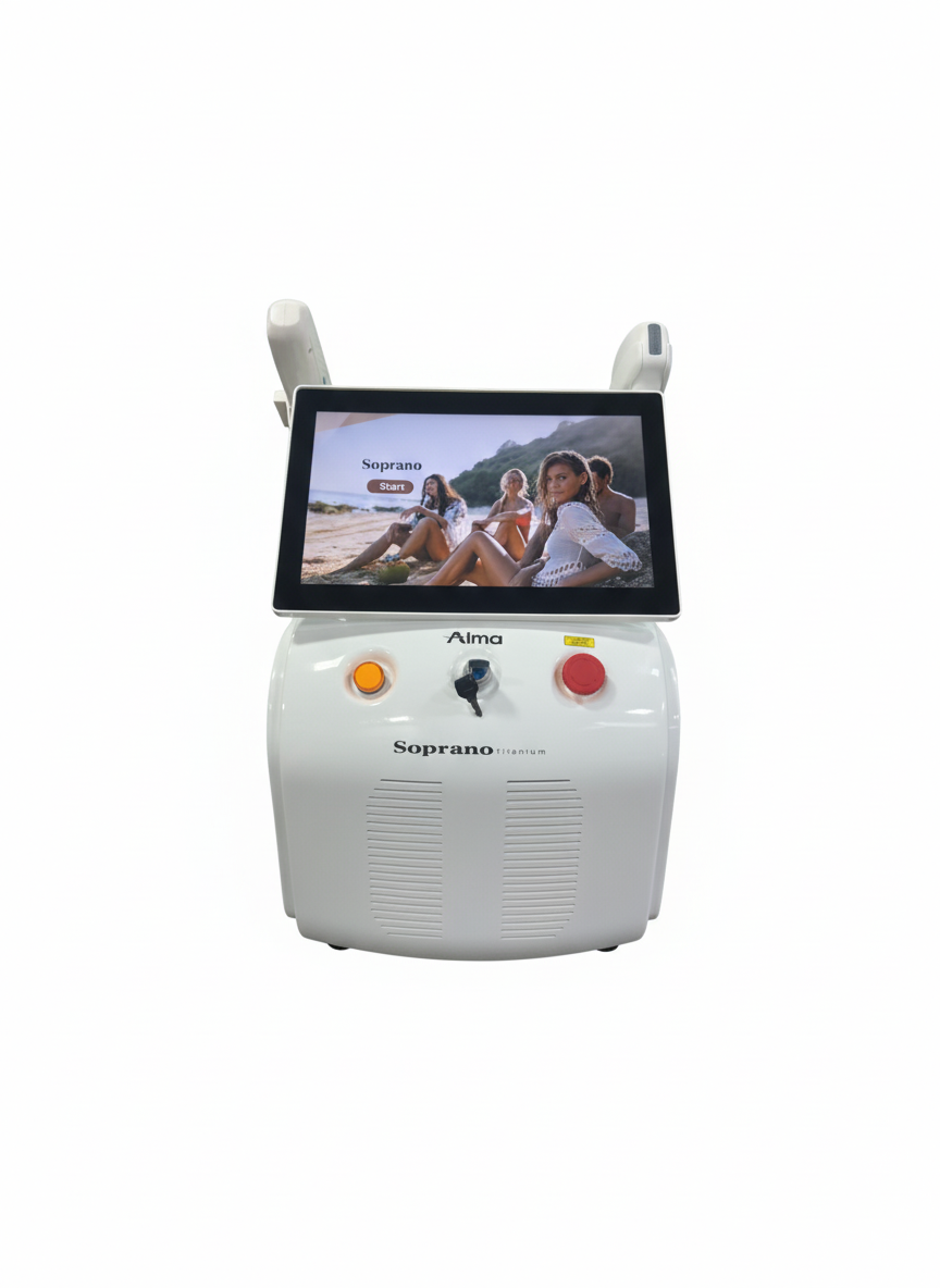 Portable 2-in-1 Soprano White Diode + Pico Laser Device