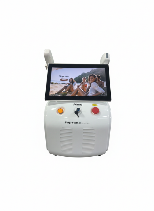 Portable 2-in-1 Soprano White Diode + Pico Laser Device