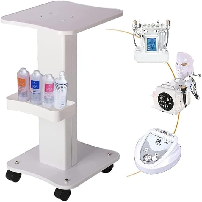 Hydrafacial Trolley Cart with Hydra Facial Serums Solutions Combo