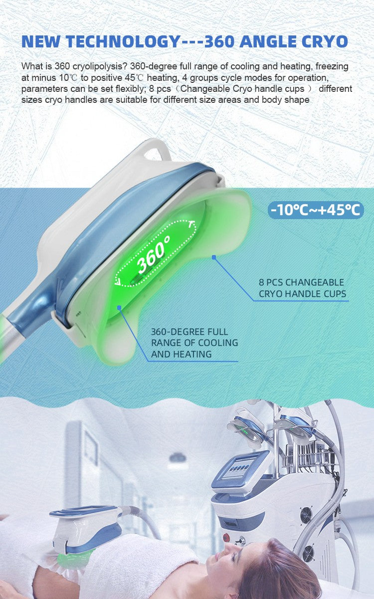 All in 1 Cryolipolysis Body Fat Reduction Machine Slimming Device