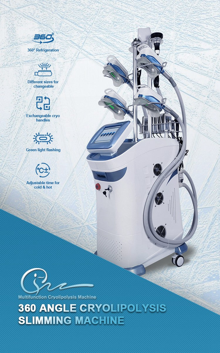 All in 1 Cryolipolysis Body Fat Reduction Machine Slimming Device
