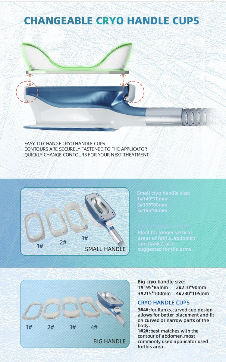 All in 1 Cryolipolysis Body Fat Reduction Machine Slimming Device