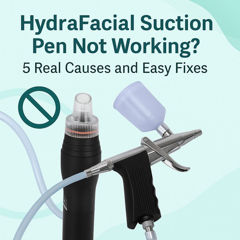 HydraFacial Suction Pen Not Working? 5 Real Causes and Easy Fixes