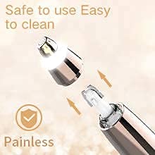 Face Show Eyebrow trimmer for women usb charging (Rose Gold)