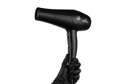 Hair Dryer, 1800W AC Motor, 2 Speed and 3 Heat Settings, Black