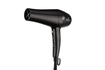 Hair Dryer, 1800W AC Motor, 2 Speed and 3 Heat Settings, Black