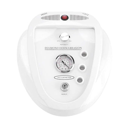 Diamond Dermabrasion Machine, Vacuum Suction Facial System with Intensity Control, White