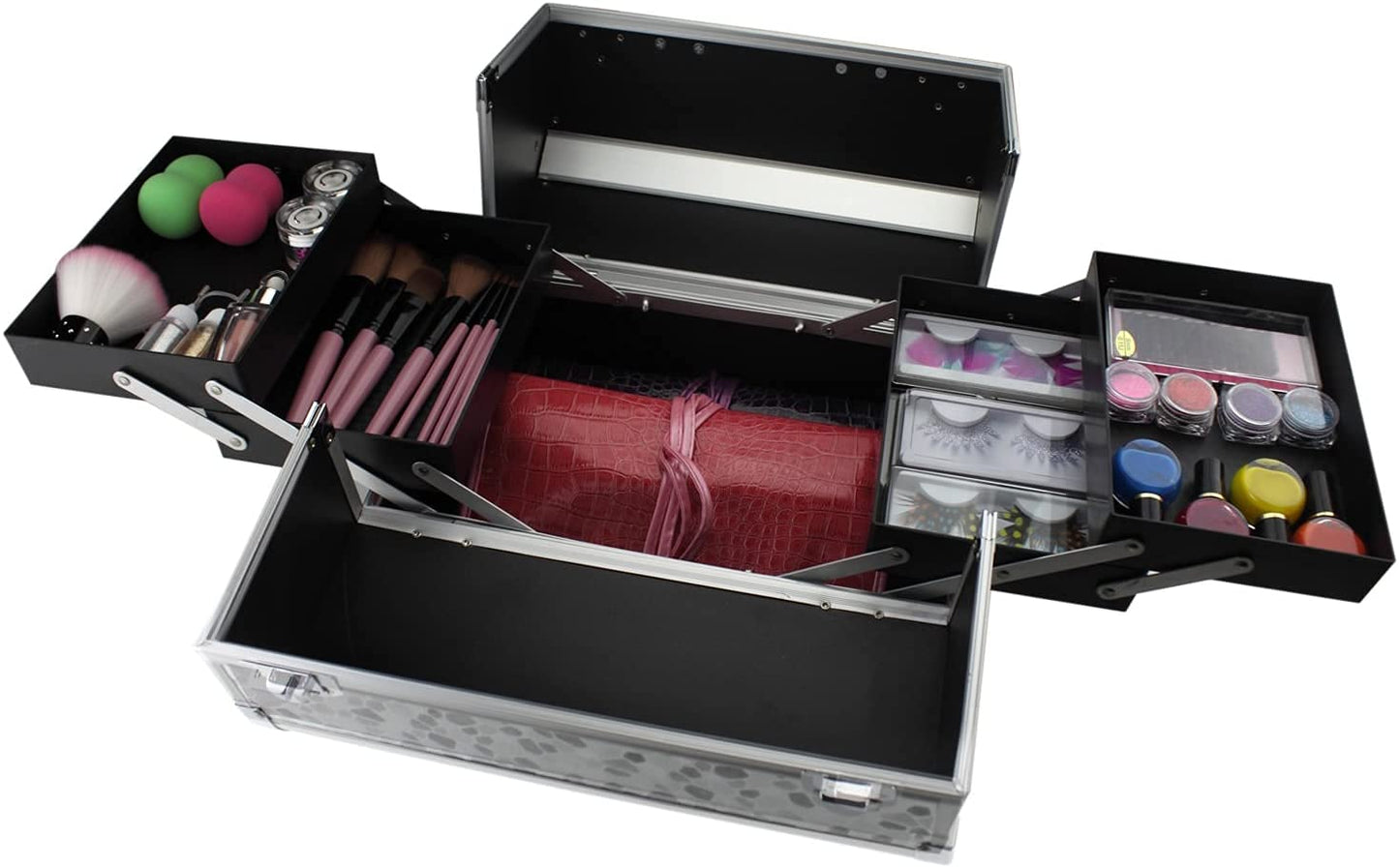 Vanity Box Case Makeup Jewelry Nail Polish Beauty Box Beauty Accessories Storage Case