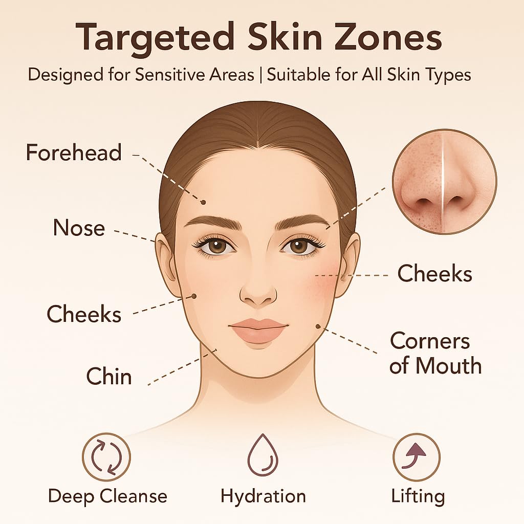 Ultrasonic Facial Skin Scrubber for Wet Skin, Blackheads Remover and Facial Pores Cleaner, Facial Scrubber Spatula, for Facial Deep Cleansing (Standard)