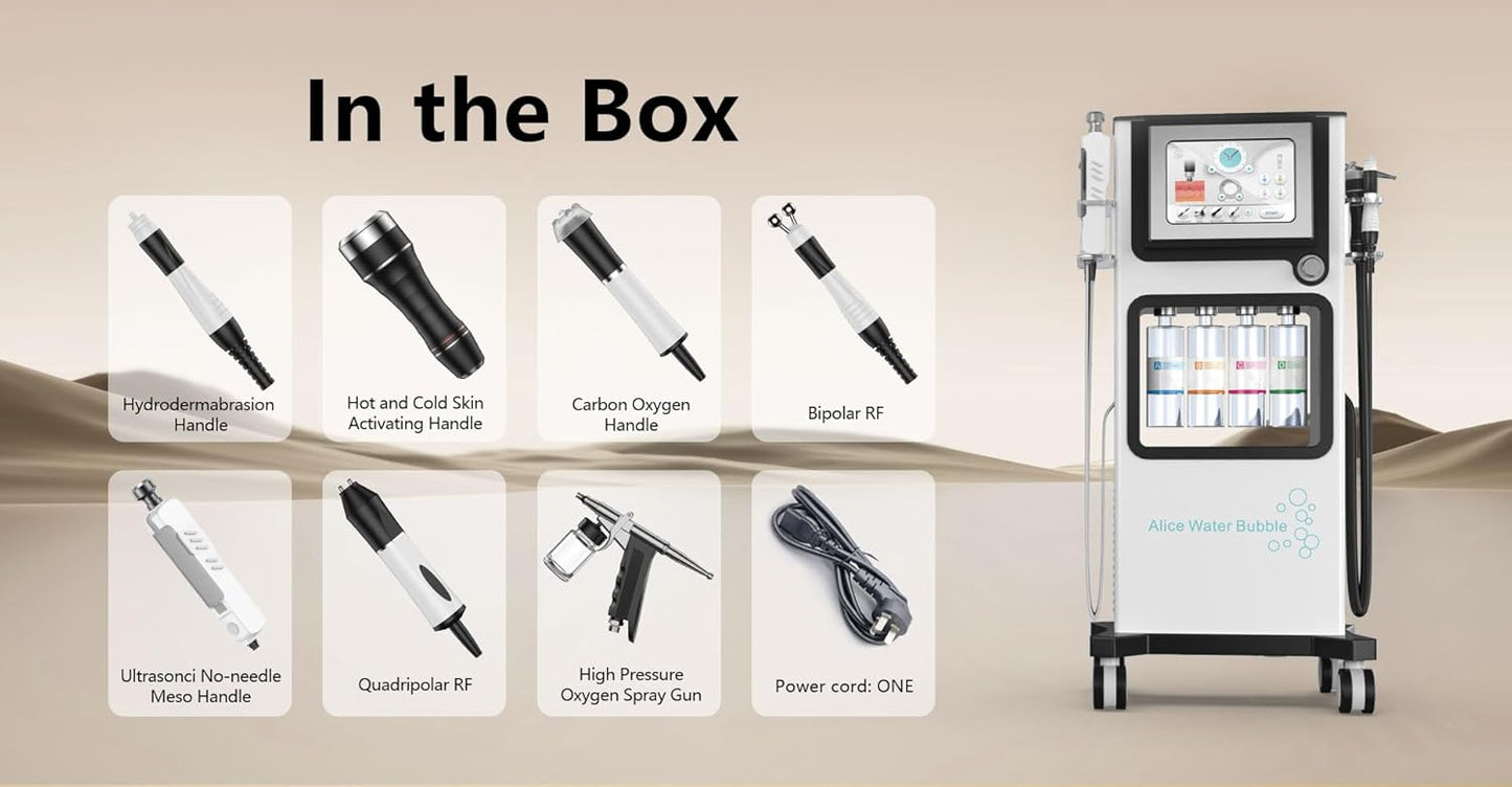 7 in 1 Alice Super Bubble – Professional Hydra Facial ; Dermabrasion Machine