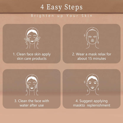 EliteSkin Luxe LED Face Mask - Premium 7-Color Light Therapy with Advanced Blue & Red Spectrum