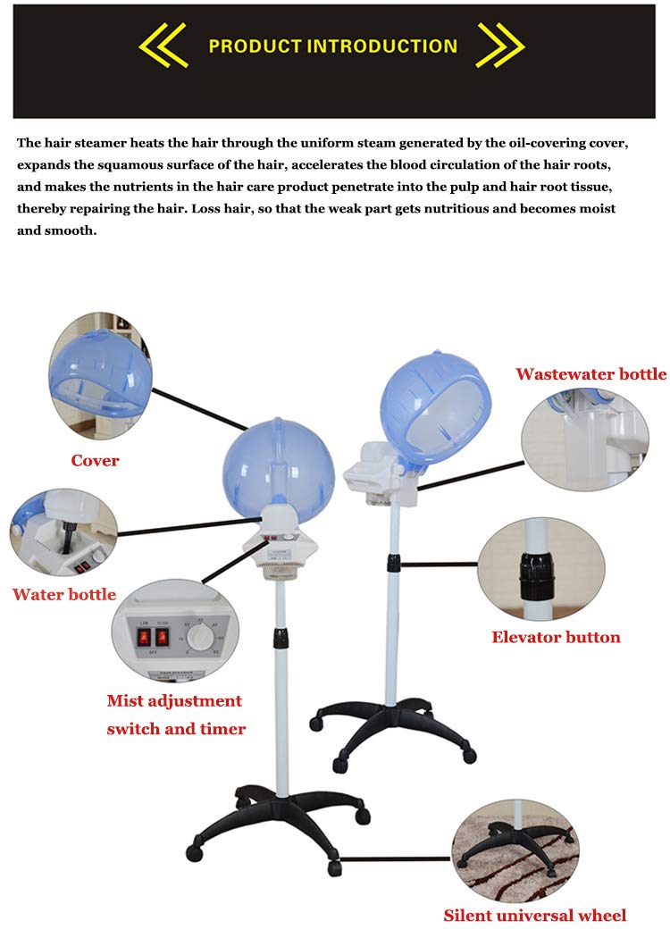 Kingdom 16B Professional Hood & Hair Steamer With Ozone