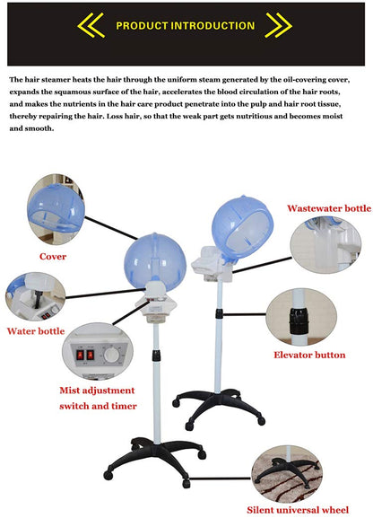 Kingdom 16B Professional Hood & Hair Steamer With Ozone