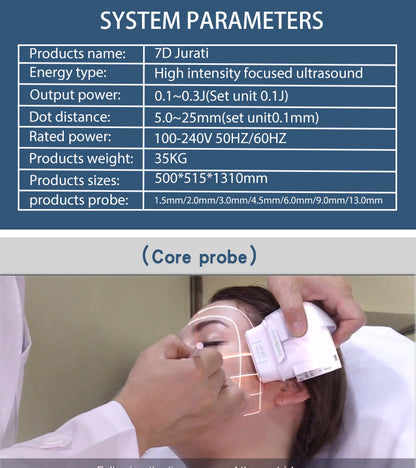 2 in 1 HIFU Machine for Face and Body Contouring