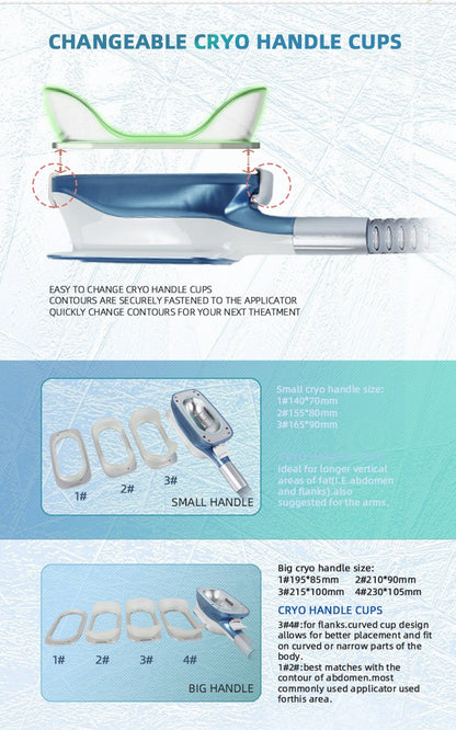 All in 1 Cryolipolysis Body Fat Reduction Machine Slimming Device