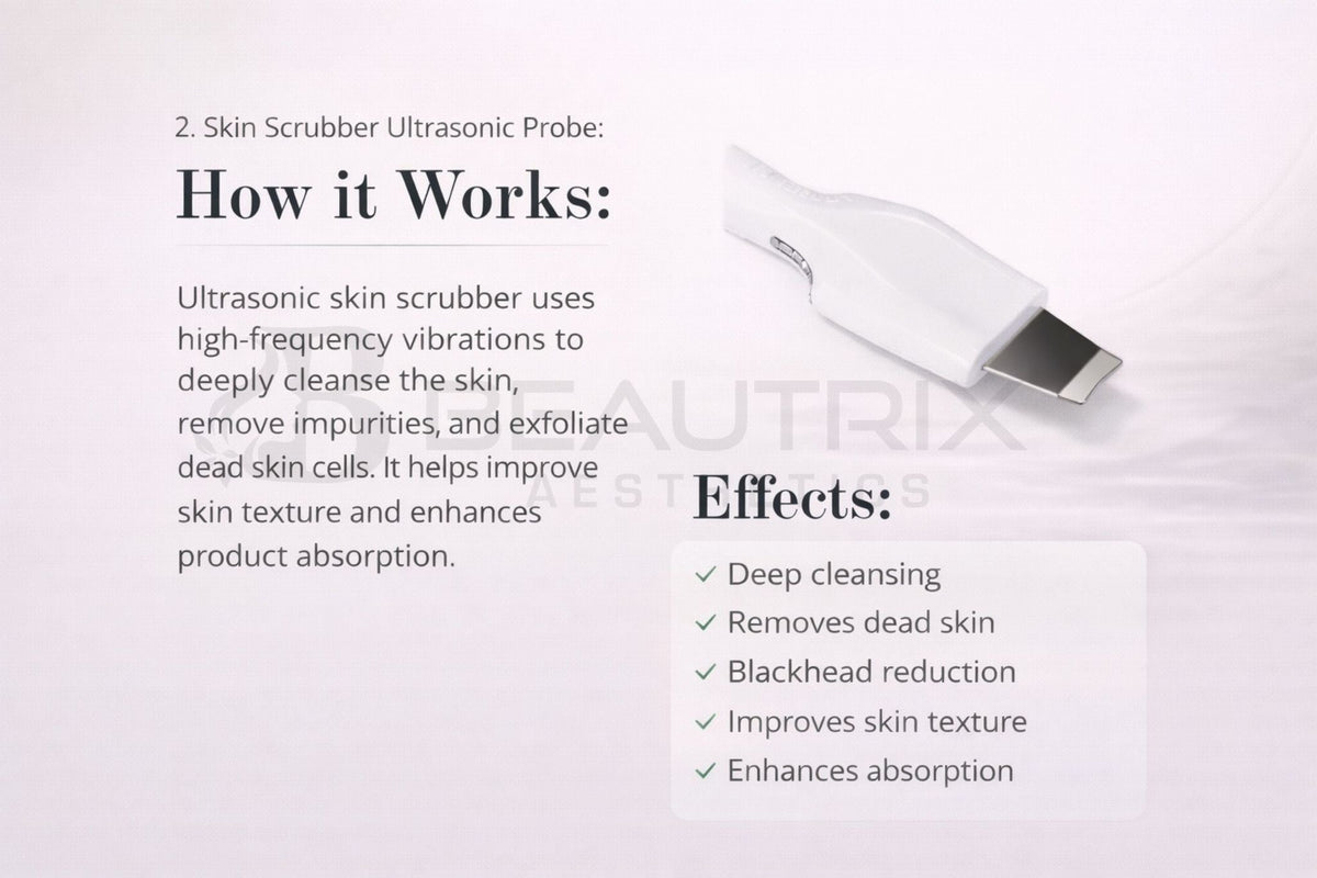 Beautrix 7 in 1 Hydra Facial Machine Portable